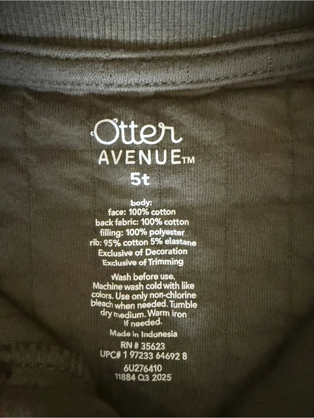 Carters cozy olive